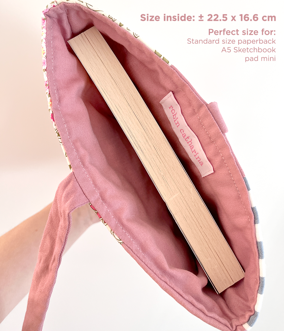 Handmade Spring Book Sleeve