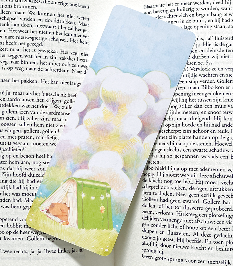 Book Tent Summer Capybara | Bookmark