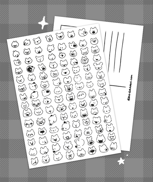 Tiny bears | Greeting card