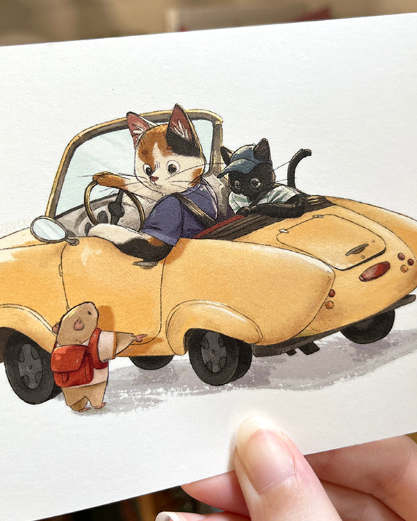 Asking directions | Greeting card