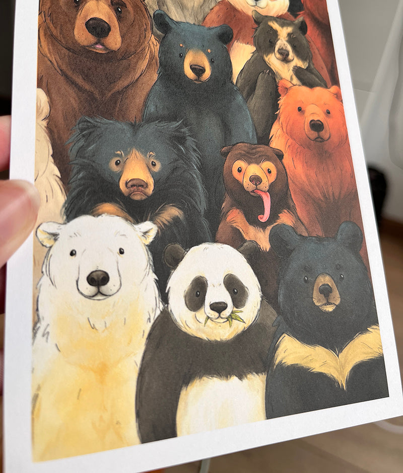 Bunch of Bears | Greeting card