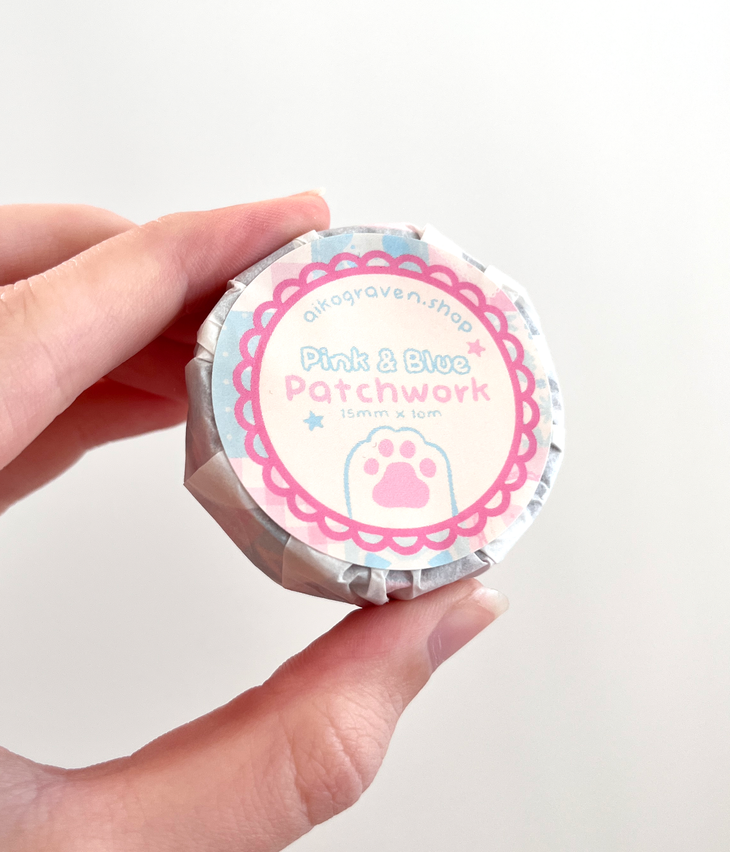 Pink & Blue quilt | 15mm washi tape