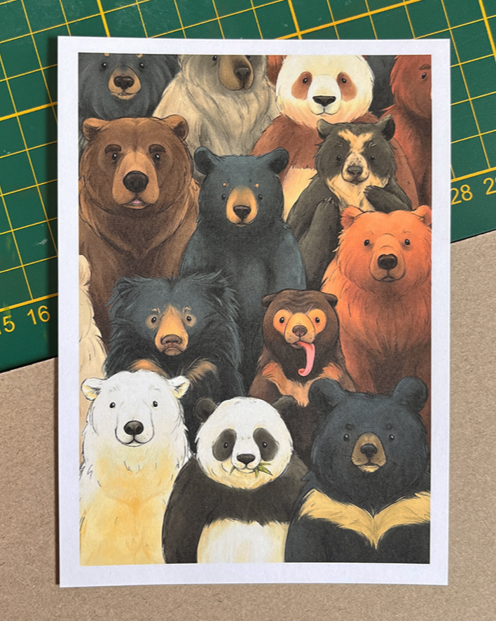 Bunch of Bears | Greeting card
