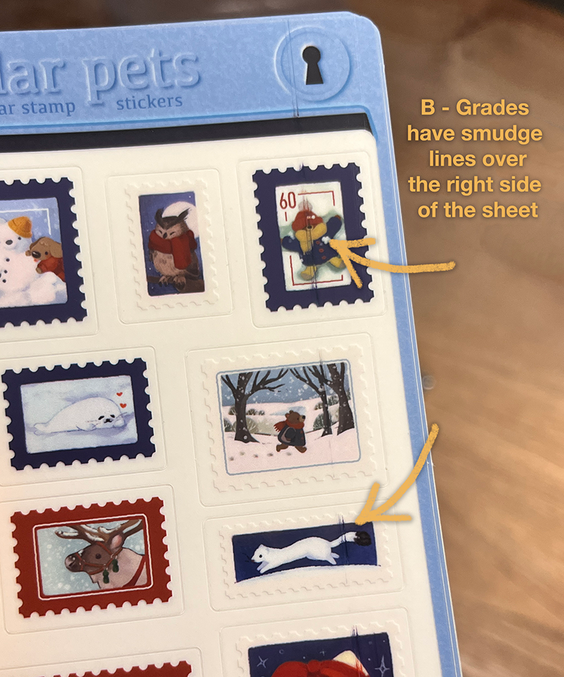 Polar pets | Matte vinyl stamp sticker sheet