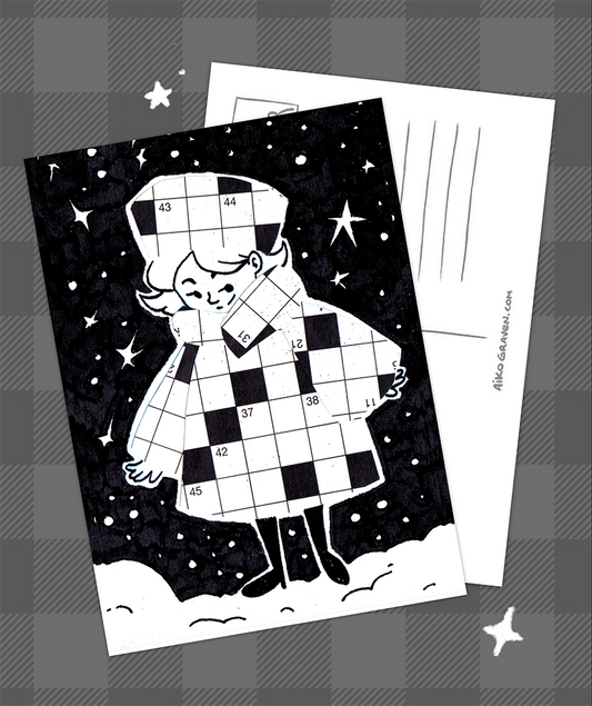 Crossword fashion | Greeting card