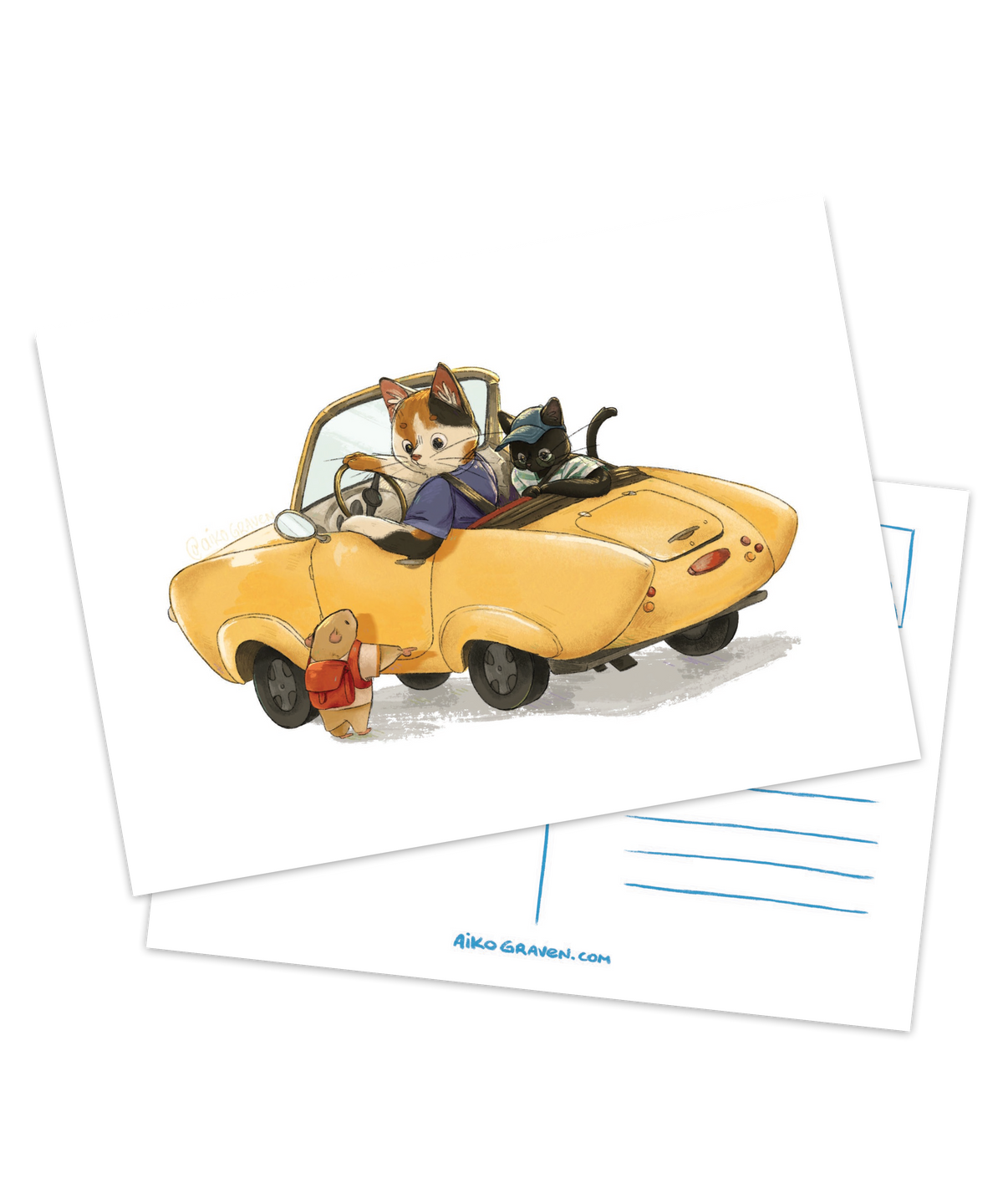 Asking directions | Greeting card