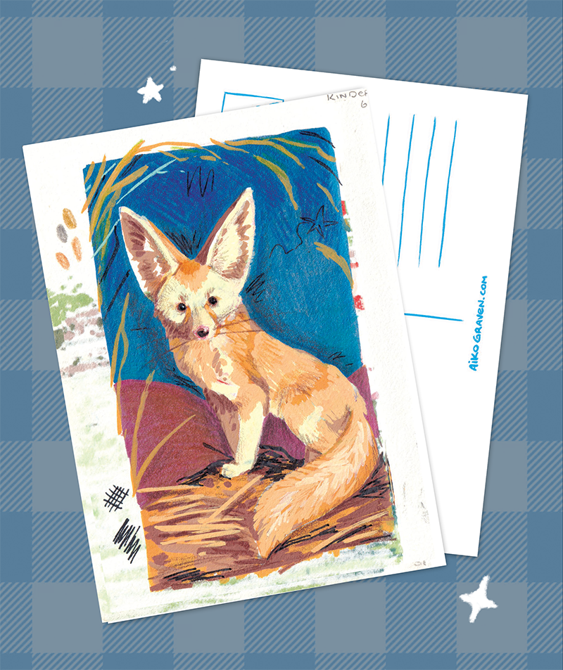 Fennec fox | Greeting card