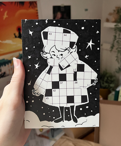 Crossword fashion | Greeting card