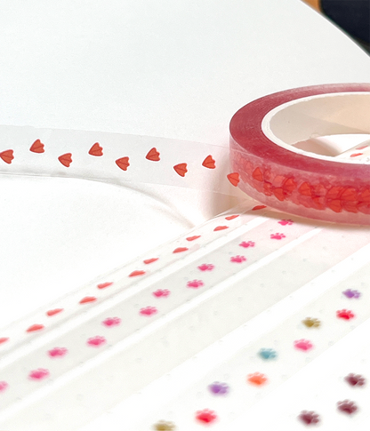Duck prints | 8mm clear washi tape