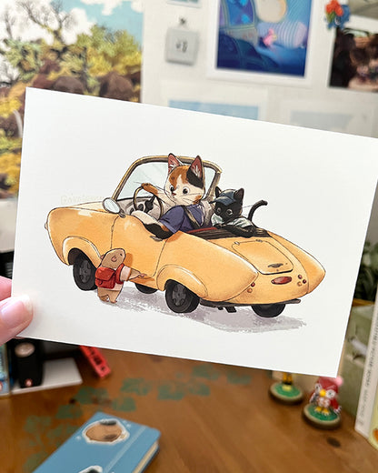 Asking directions | Greeting card