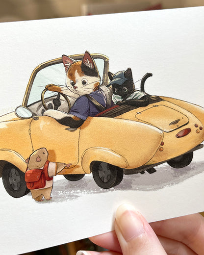 Asking directions | Greeting card