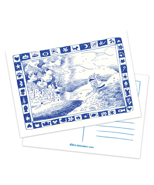 Knight cat | Greeting card