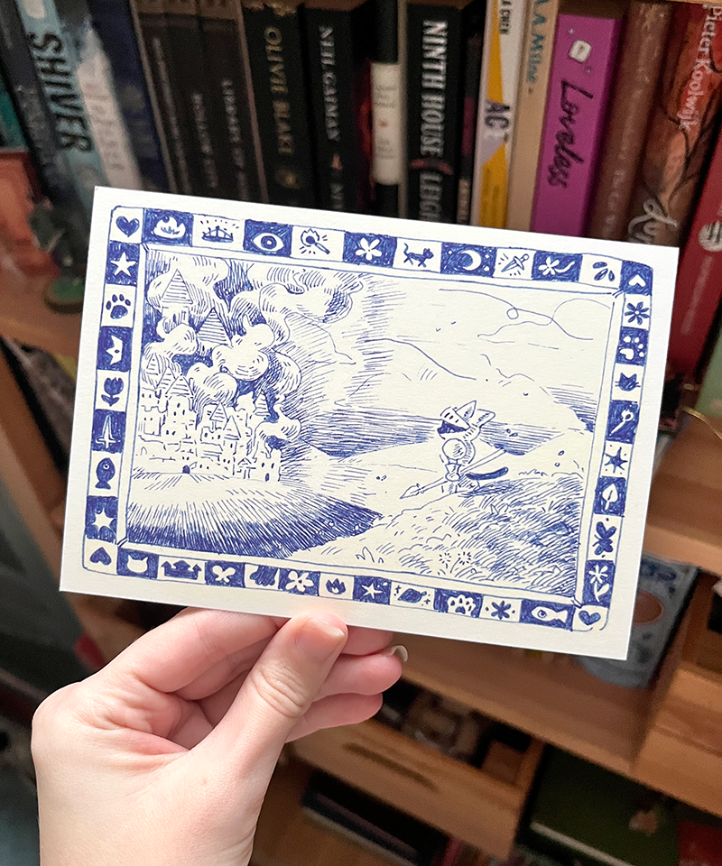 Knight cat | Greeting card