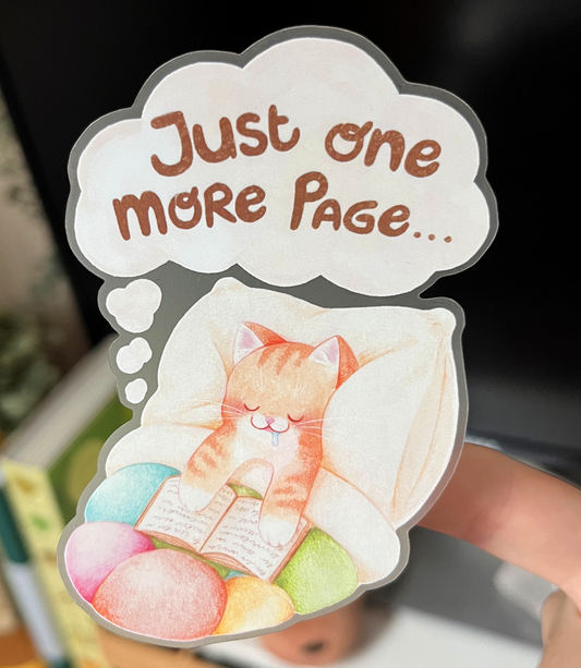 One more page | Transparent matte vinyl