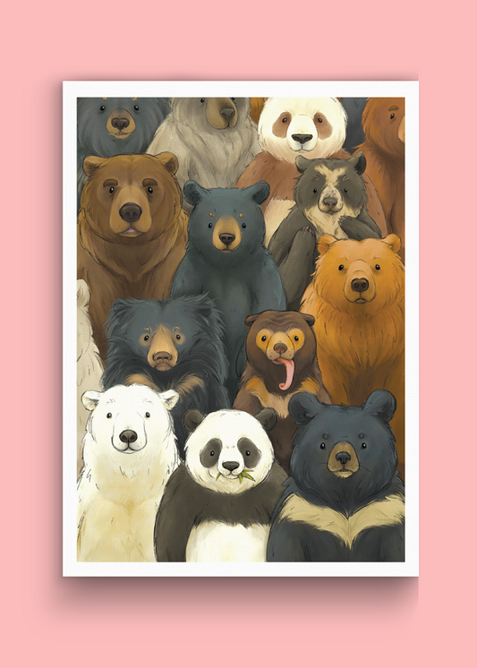 Bunch of Bears | A4 Art print