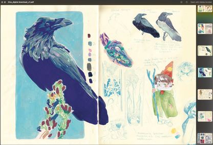 Sketchbook zine vol.1 | DIGITAL download