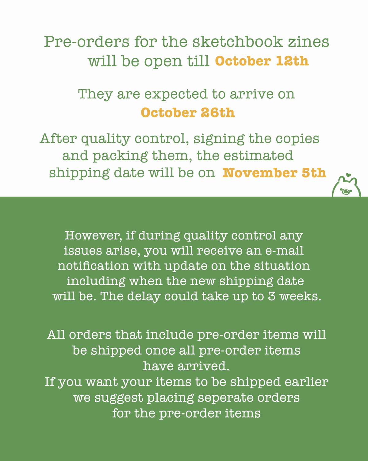 [PRE-ORDER] Sketchbook zine vol.1
