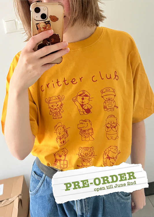 [PRE-ORDER] Cool critters | Oversized T-shirt