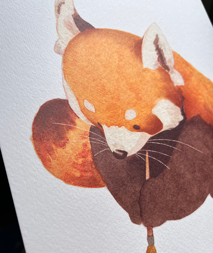Artsy Red Panda | A4 Art print