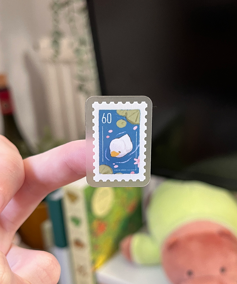 Cute critters | Matte vinyl stamp sticker sheet